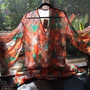 Zara collection Sheer coverup NWT small